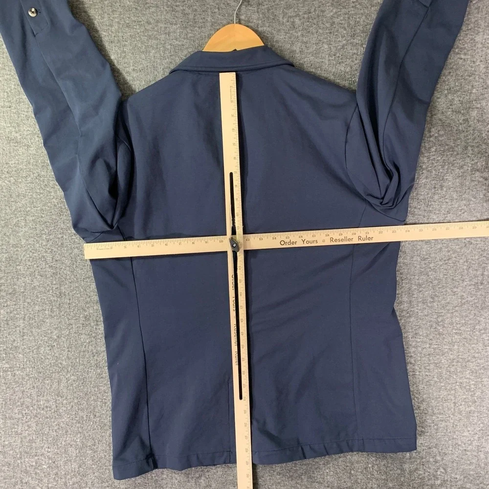 Travis Mathew Blazer Jacket Men XL Stretch Knit Navy Sport Coat Unlined Modern